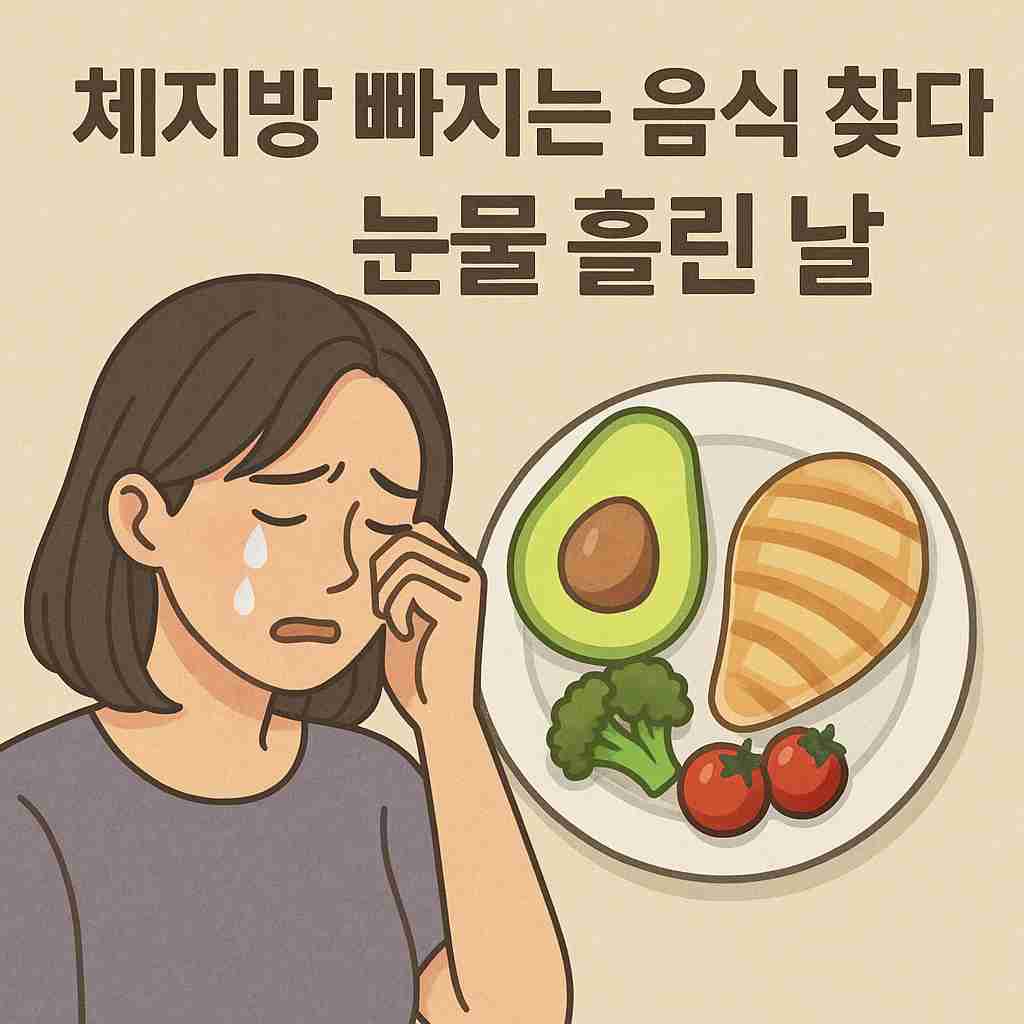 체지방 빠지는 음식 찾다 눈물 흘린 날