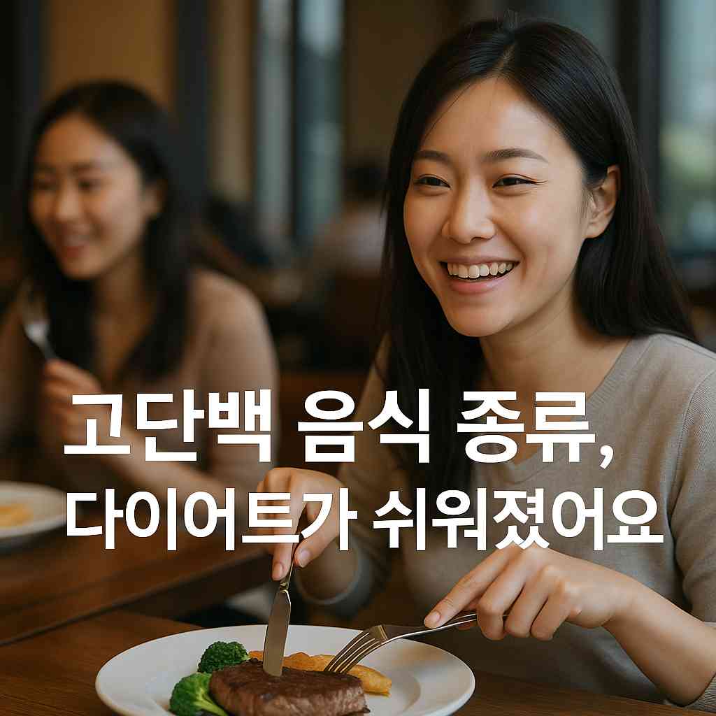 고단백 음식 종류로 다이어트가 쉬워졌어요
