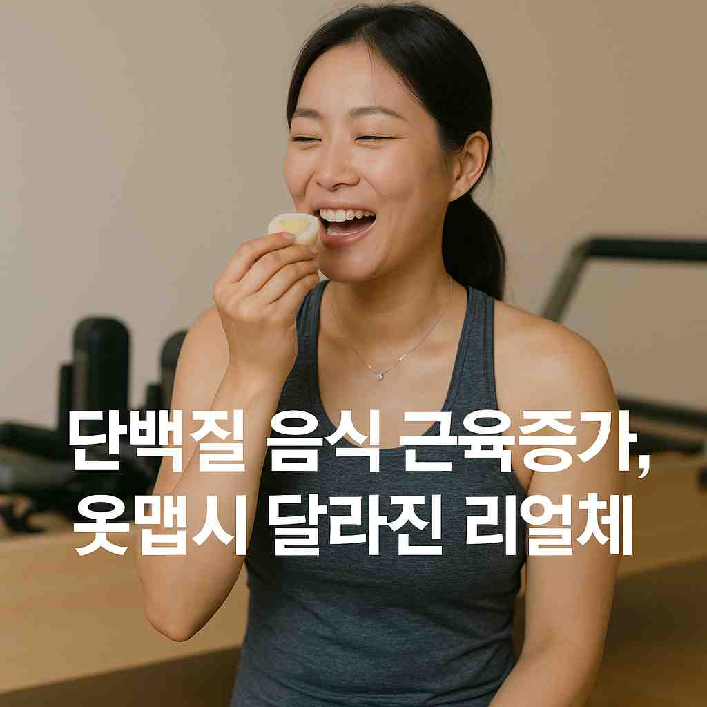 단백질 음식 근육증가, 옷맵시 달라진 리얼 체험