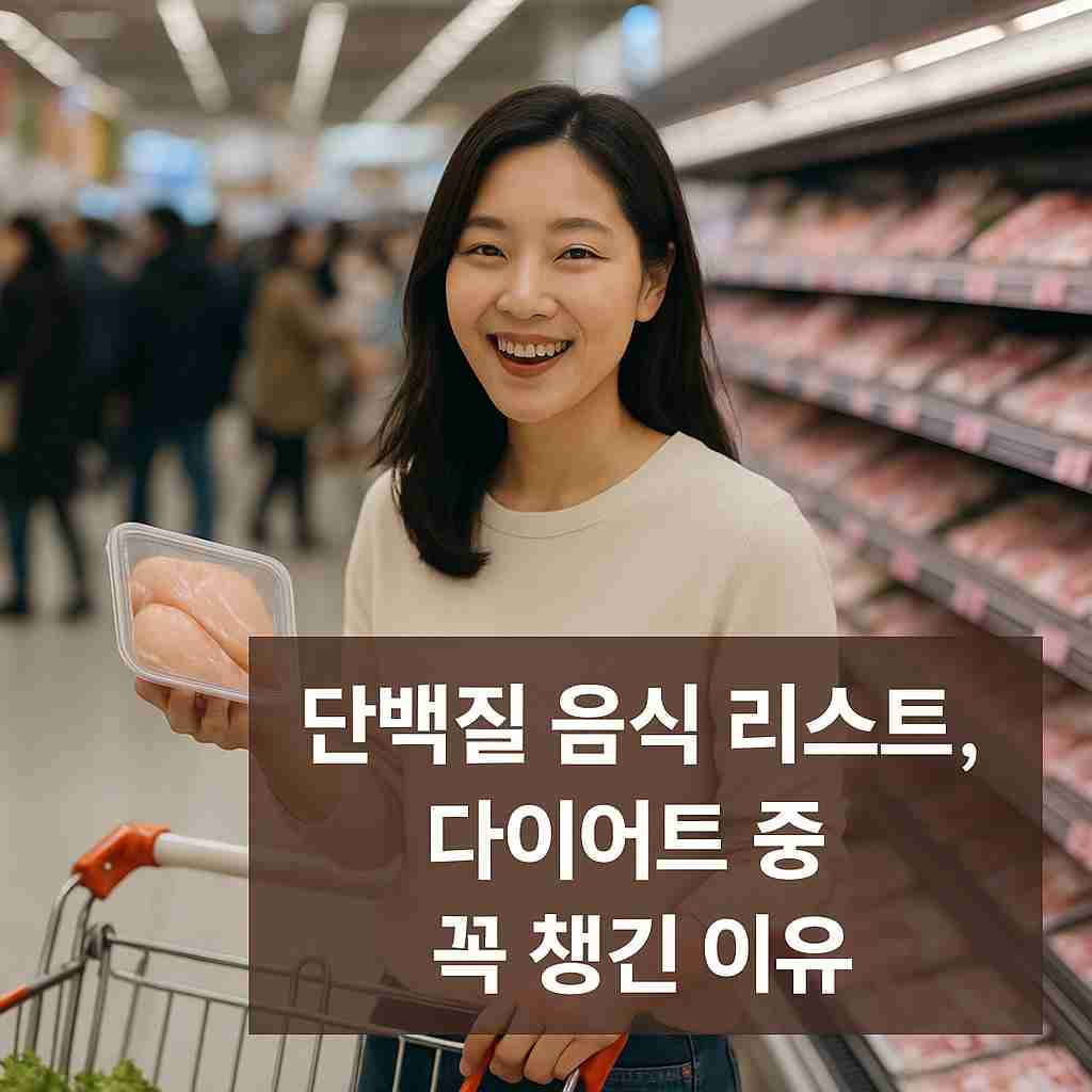 단백질 음식 리스트, 다이어트 중 꼭 챙긴 이유
