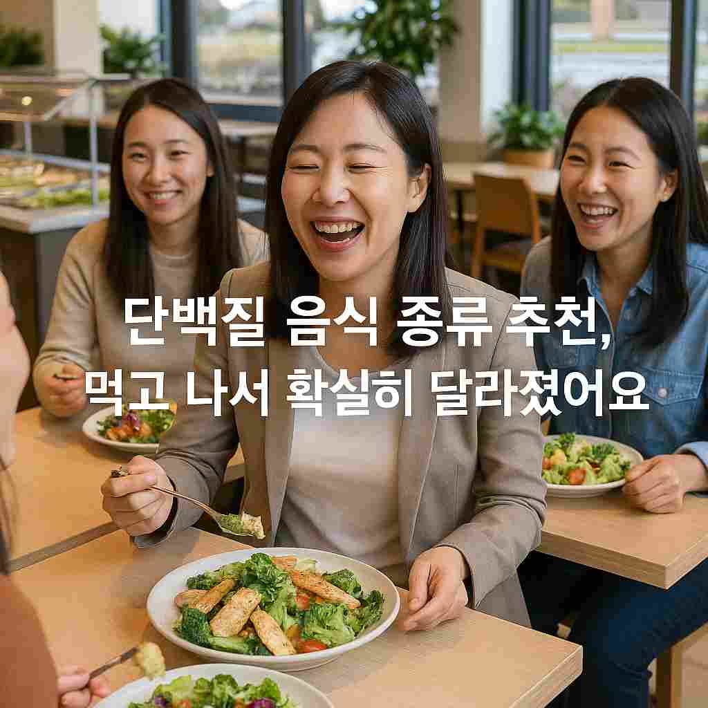 단백질 음식 종류 추천, 먹고 나서 확실히 달라졌어요
