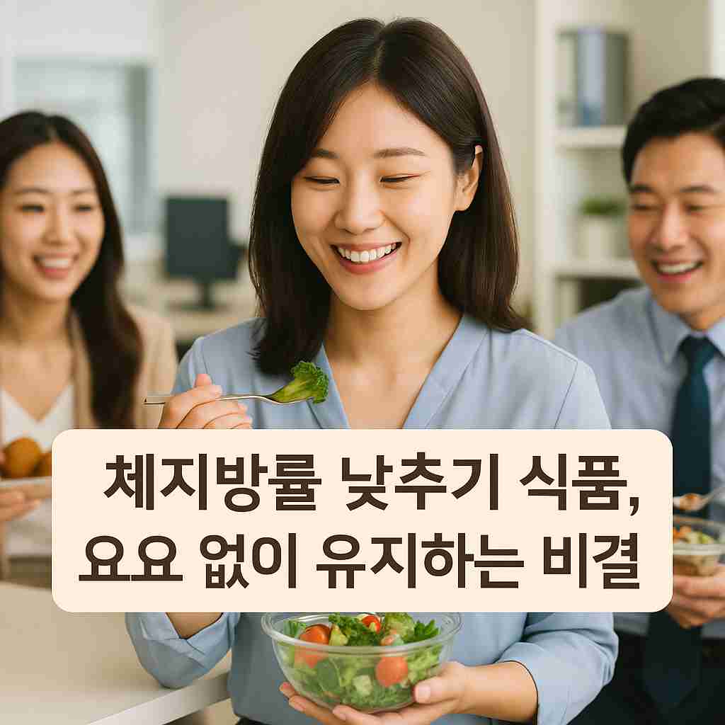 체지방률 낮추기 식품, 요요 없이 유지하는 비결