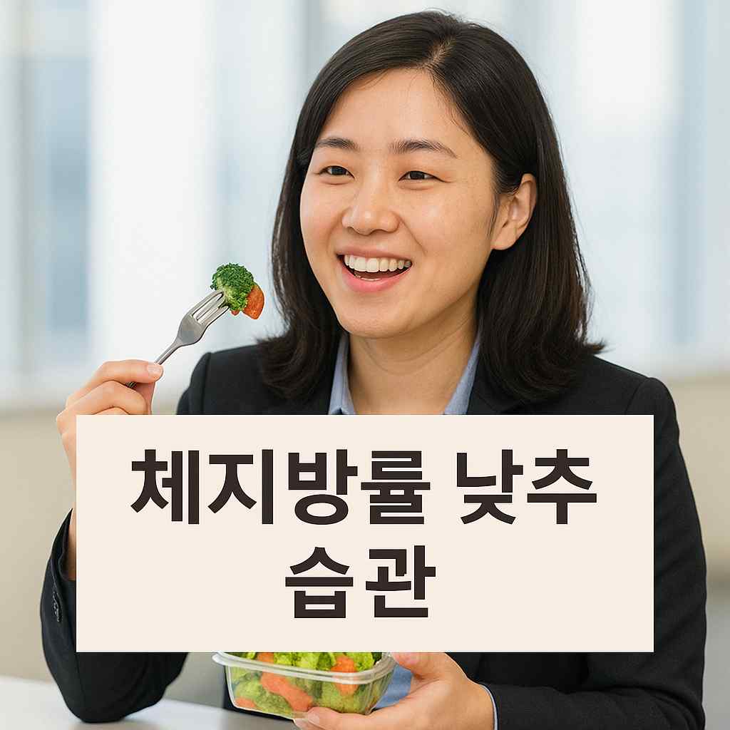 체지방률 낮추는 습관, 한 달 만에 느낀 변화