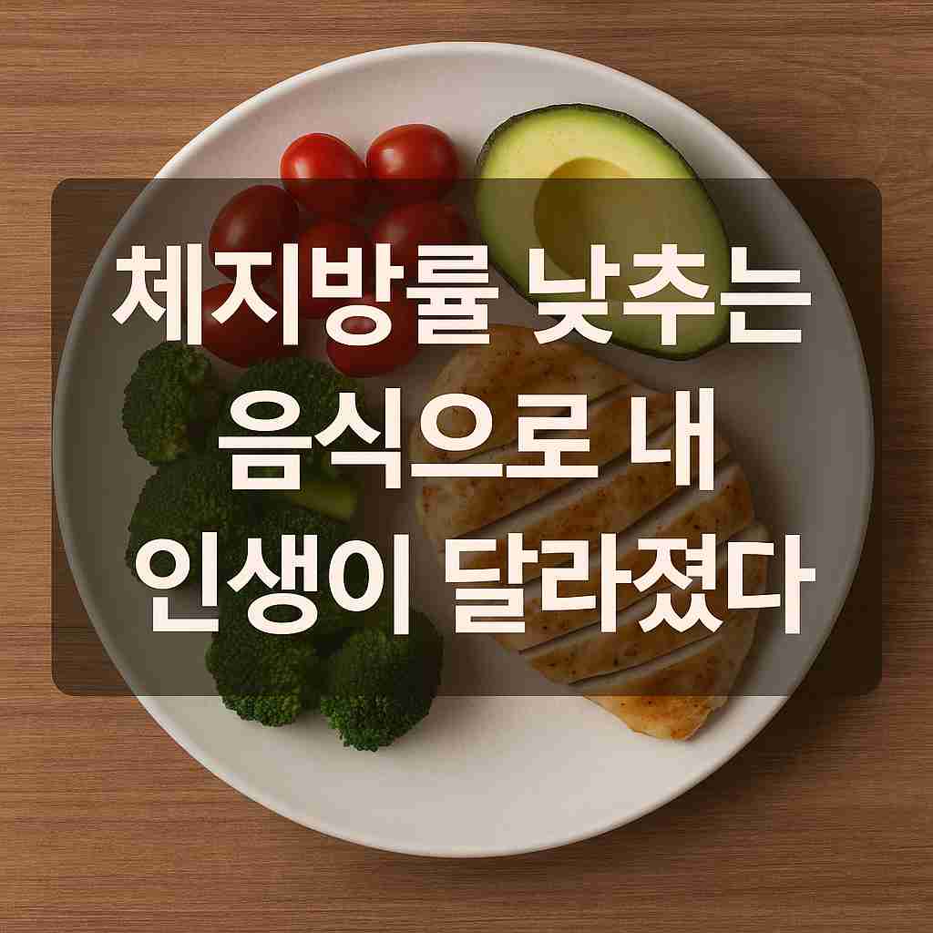 체지방률 낮추는 음식으로 내 인생이 달라졌다