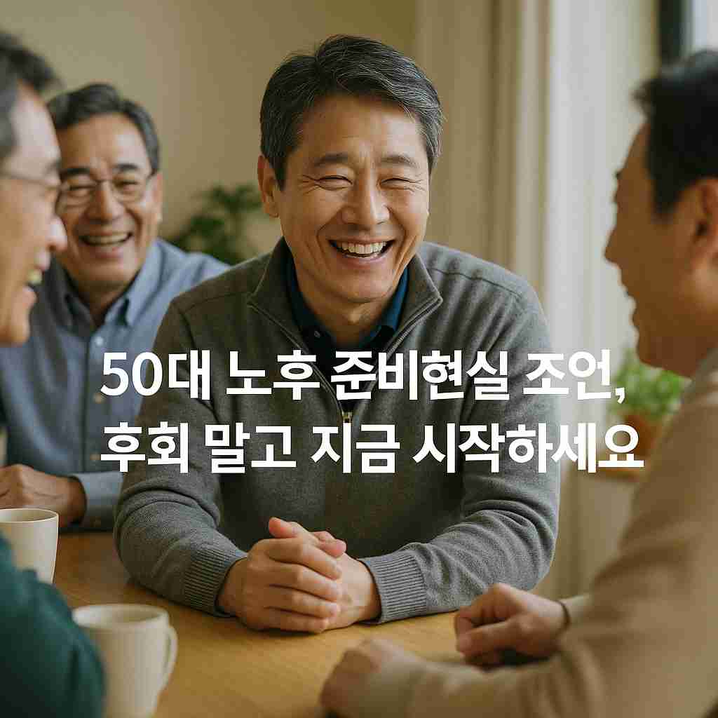 50대 노후 준비 현실 조언, 후회 말고 지금 시작하세요