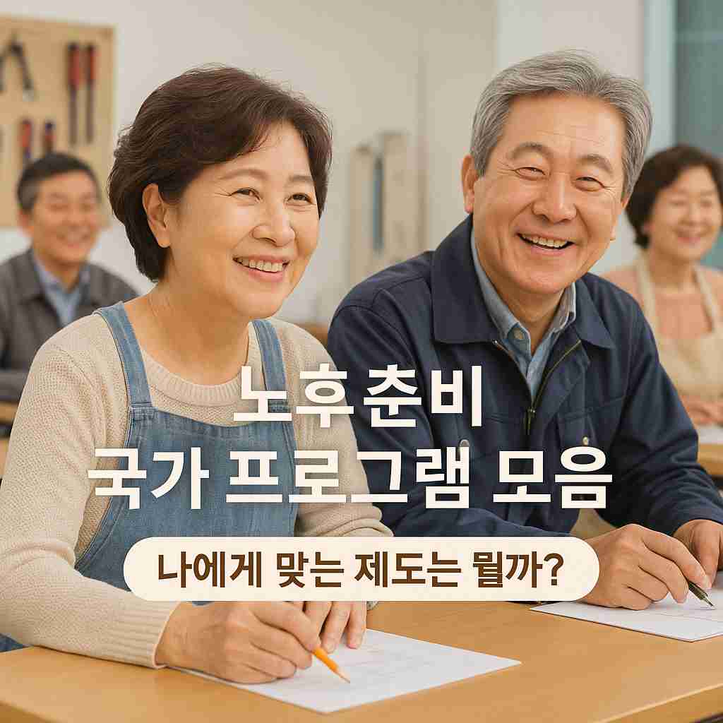 노후 준비 국가 프로그램 모음, 나에게 맞는 제도는 뭘까