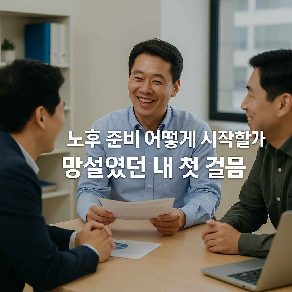 노후 준비 어떻게 시작할까, 망설였던 내 첫 걸음