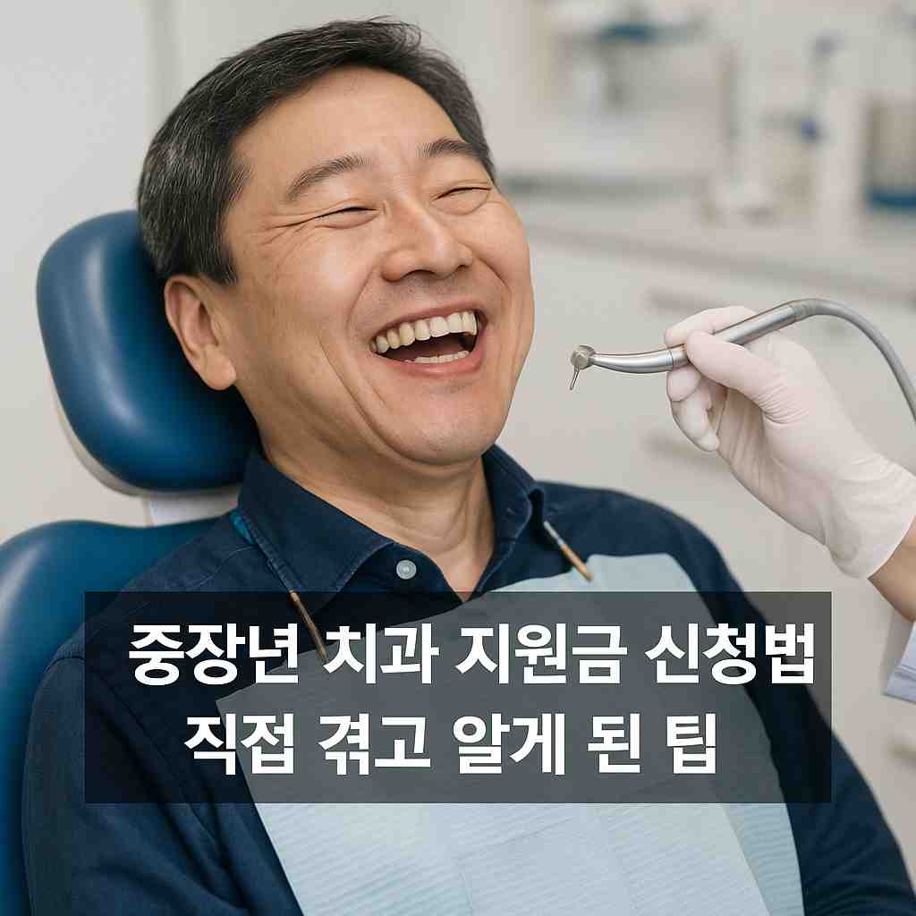 중장년 치과 지원금 신청 방법 직접 겪고 알게 된 팁