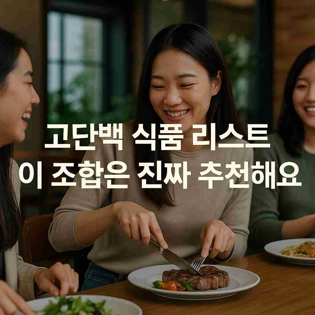 고단백 식품 리스트 이 조합은 진짜 추천해요