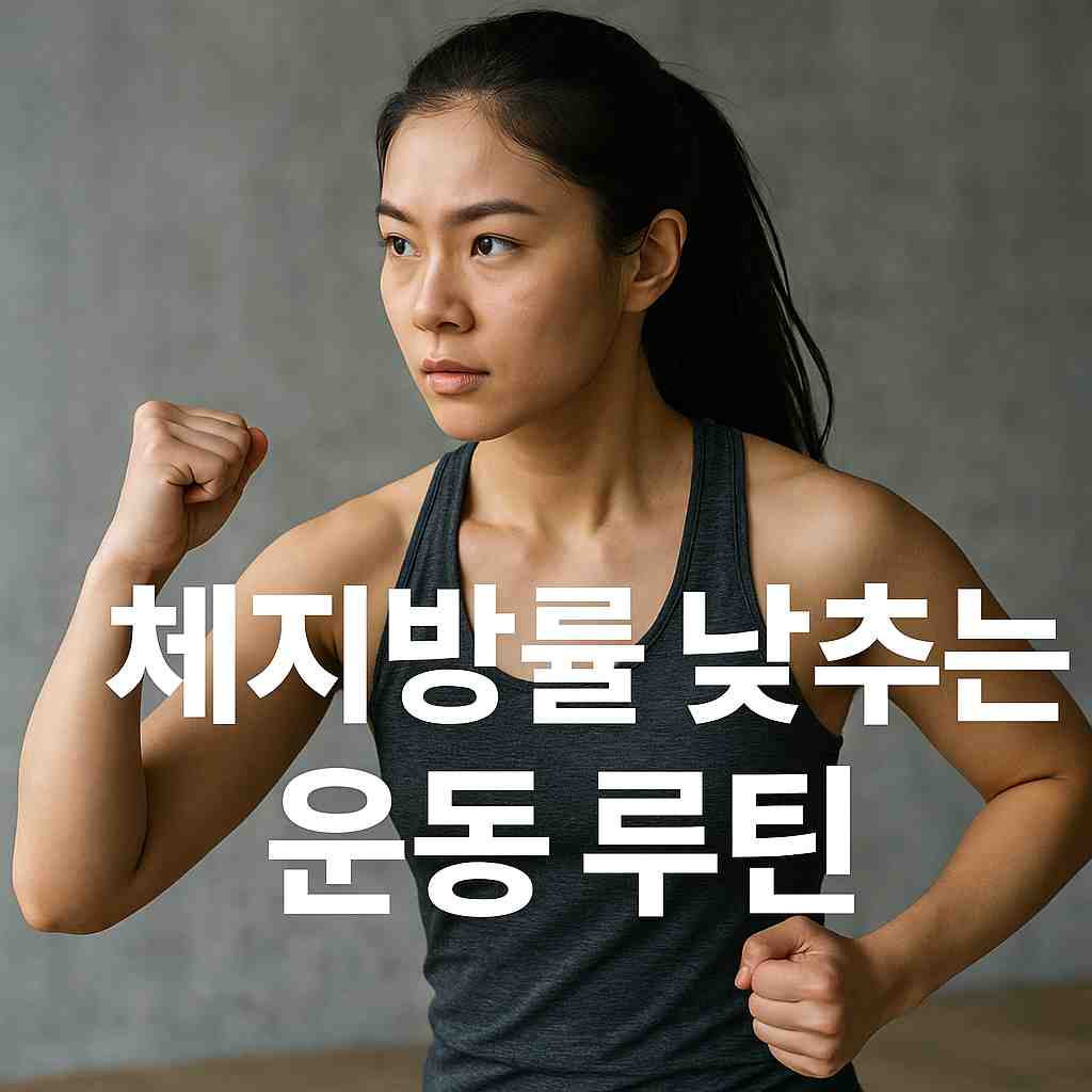 체지방률 낮추는 운동 루틴, 정말 효과 있을까